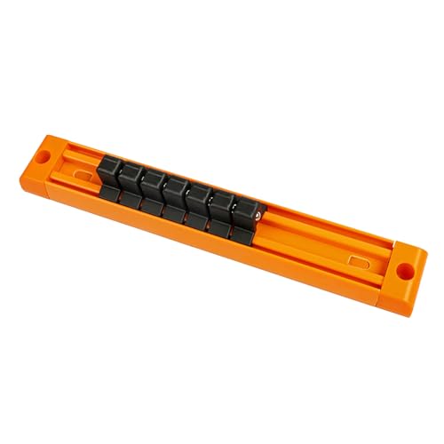 Steckschlüsselhalter mit 6/7 Stahlschlitz-Clips, Bit-Aufbewahrung, Bit-Laufwerke, Bit-Adapter, Aufbewahrung, Schraubendreher, Bit-Organizer, professioneller Steckschlüsselhalter Steckschlüsselhalter mit 6/7 Stahlschlitz-Clips, Bit-Aufbewahrung, Bit-Laufwerke, Bit-Adapter, Aufbewahrung, Schraubendreher, Bit-Organizer, professioneller Steckschlüsselhalter von Mirweon