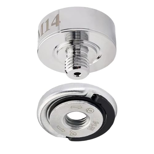 Universal Winkelschleifer Dorn Umrüstsatz Stahl M14 Wellen mit Flanschmutter für X Winkel Schleifer Flansch Mutter Set Universal Winkelschleifer Dorn Umrüstsatz Stahl M14 Wellen mit Flanschmutter für X Winkel Schleifer Flansch Mutter Set von Mirweon
