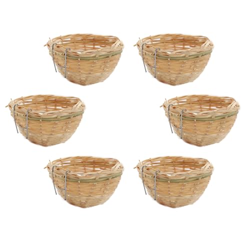 Vogelhaus aus Naturholz mit Haken Handgewebtes Nest für Gartendekoration Außenbereich Nest mit Haken Vogelhaus aus Naturholz mit Haken Handgewebtes Nest für Gartendekoration Außenbereich Nest mit Haken von Mirweon