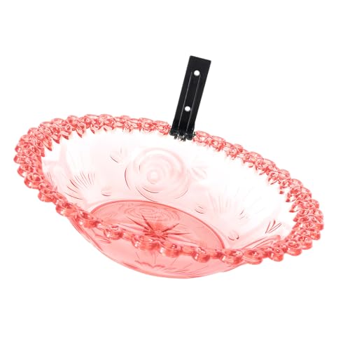 Vogeltränke für Sittiche und Nymphensittiche, Vogelfutterspender und Tränke für Wellensittiche, Papageien, Dusche, Terrassen, Vogeltränke mit kleinem Futterspender von Mirweon