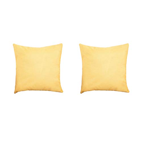 MisFox 2er-Set Kissenbezüge Einfarbig Dekokissenhülle 45x45 cm Kissenbezug Weich Sofa Zimmer Deko Wohnkultur Kissenhülle mit Verstecktem Reißverschluss von MisFox