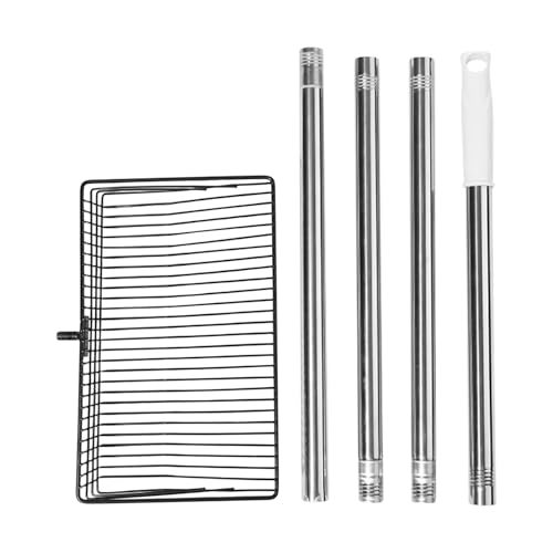 Misaakoeq Hühnerkot Schaufel, KOT Sieb Schaufel Für Die Säuberung, Robust Mit Abnehmbarem Griff Geflügelpflege Hinterhof Nutztierhaltung von Misaakoeq