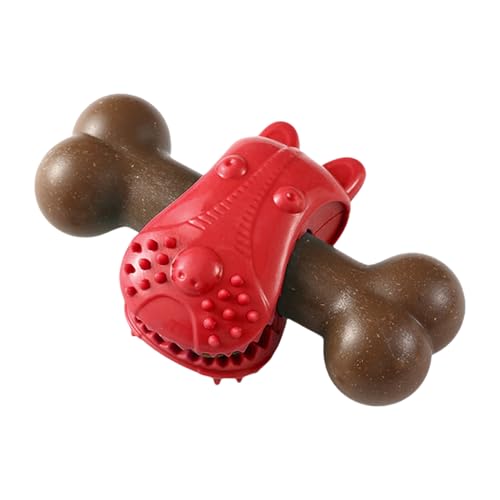 Misaakoeq Hundekauspielzeug, Beissknochen Für Welpen, Interaktives Kauspielzeug Als Slow Feeder Gegen Langeweile Und Zur Stimulation von Misaakoeq