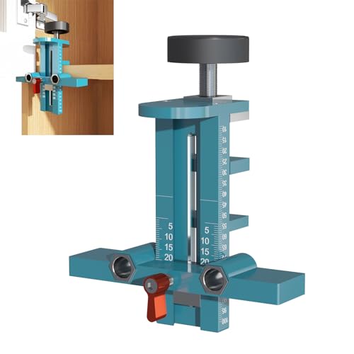 Misaakoeq Kabinetttür Montagehilfe | Kabinetttür Positionierer Klemmvorstellung Verstellbar,Einfache Ausrichtung Präzise Holzwerkzeug Zwinge Für Wohnung Haus Lager Möbel Arbeitsplatz von Misaakoeq