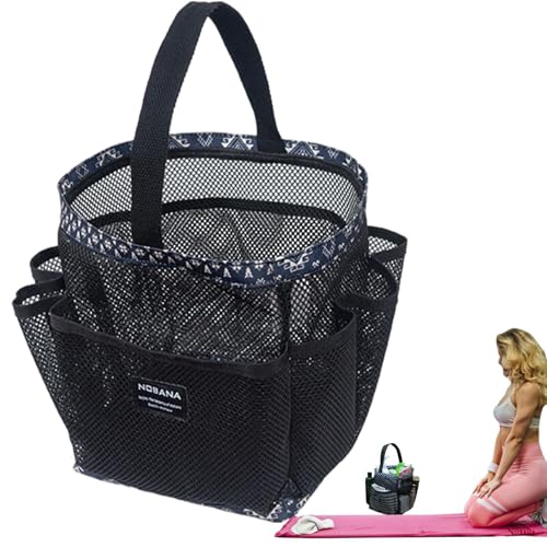 Misaakoeq Netz-Dusch-Caddy | Schwimmbad-Organizer – tragbarer Dusch-Organizer, Duschtasche, Kulturbeutel mit 8 Aufbewahrungstaschen für College, Badezimmer, Misaakoeq Netz-Dusch-Caddy | Schwimmbad-Organizer – tragbarer Dusch-Organizer, Duschtasche, Kulturbeutel mit 8 Aufbewahrungstaschen für College, Badezimmer, von Misaakoeq