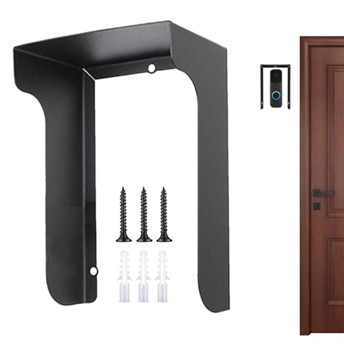 Misaakoeq Ring Türklingel Abdeckplatte - Chime Ring Klingel Montageplatte - Antiblendender Präzisionshalter für Haus Wohnung Wandtür Eingang von Misaakoeq