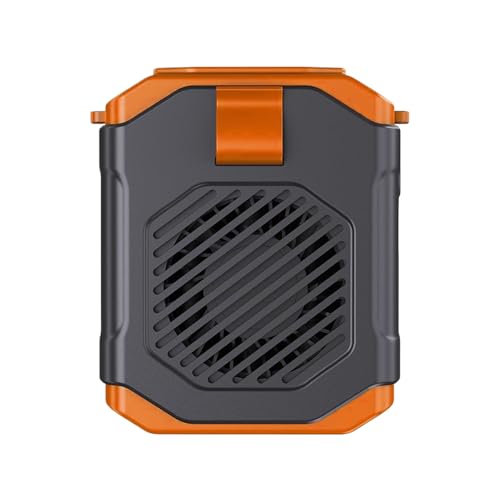 Misaakoeq Tragbarer Hüftlüfter Mit Clip,Tragbarer Hüftventilator - Outdoor Taschenlampe Handheld Kühlfunktion Für Reisen Wandern Camping Garten Angeln Arbeit von Misaakoeq