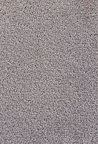Teppichboden Verlours Auslegware Uni grau 200 x 400 cm. Weitere Farben und Größen verfügbar von Misento