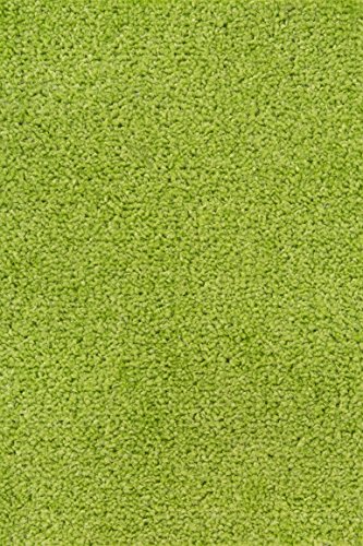 Teppichboden Verlours Auslegware Uni grün 200 x 400 cm. Weitere Farben und Größen verfügbar von Misento