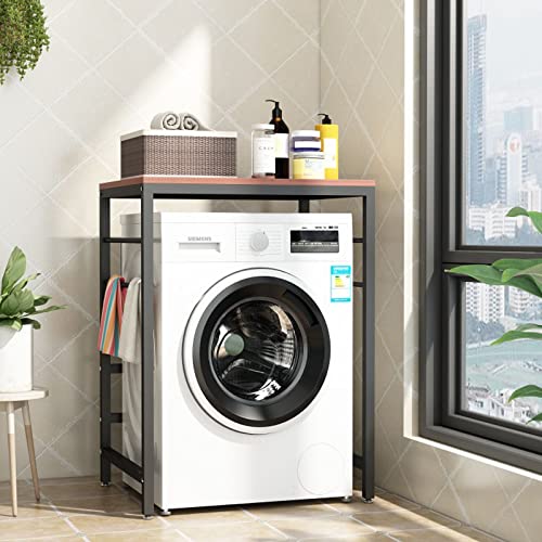 MisetGao Laundry Room Shelf for Washing Machine and Dryer, Stackable Shelf for Balcony, Non-Perforated Bathroom Storage Rack with Single Layer Design MisetGao Laundry Room Shelf for Washing Machine and Dryer, Stackable Shelf for Balcony, Non-Perforated Bathroom Storage Rack with Single Layer Design von MisetGao
