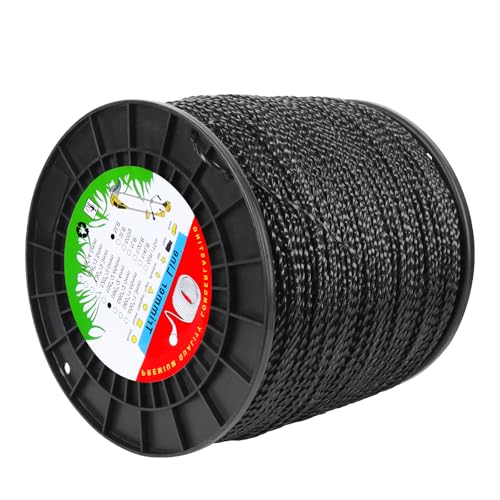 Misfart Weed Eater String 0,95 Zoll 2,3 kg x 4,5 m Twist Commerical String Trimmer Lines Black Diamond Twisted Trimmer Line für Echo Weed Wacker Rasentrimmer Modell SRM-266, 330095073 Misfart Weed Eater String 0,95 Zoll 2,3 kg x 4,5 m Twist Commerical String Trimmer Lines Black Diamond Twisted Trimmer Line für Echo Weed Wacker Rasentrimmer Modell SRM-266, 330095073 von Misfart