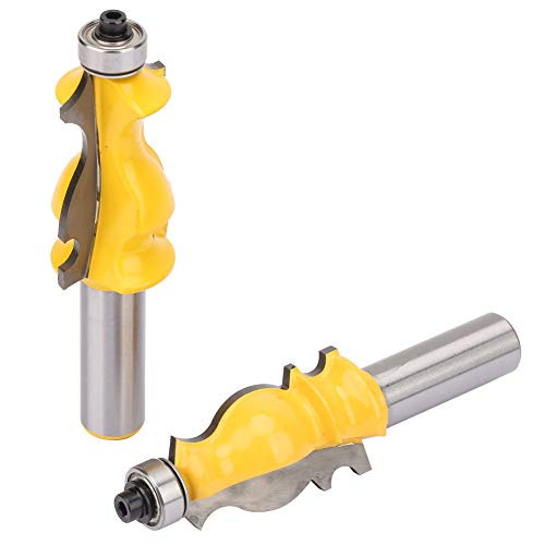 1/2 ″ Shank Fishtail Handlauf Fischtyp Handlauf Router Bit Holzbearbeitungs -Mahlen -Cutter -Werkzeug von Miskall