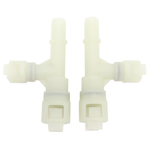 2 PCs Autoheizung Einlassschlauchgelenk, Drei -Wege -Accessoires für Kunststoffkühlanschluss hoher Härte langer Lebensuer zuverlässiger Leistung 15055343 für XL 1500 2500 (White) von Miskall