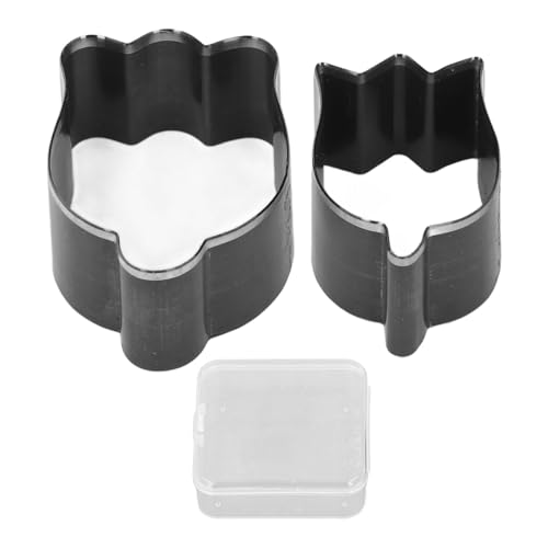 2 Pcs Flower Leather Cutting Die, 48mm 58mm Alloy Steel One Hole Hollow Cutter Punch Tool,for Cutting Leather EVA Fiber Board Clay 2 Pcs Flower Leather Cutting Die, 48mm 58mm Alloy Steel One Hole Hollow Cutter Punch Tool,for Cutting Leather EVA Fiber Board Clay von Miskall