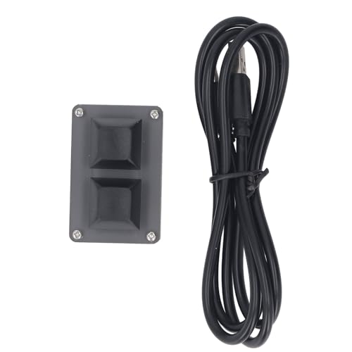 2 Tastatur, Kopieren und Einfügen, Kabel -Mini, Smart Programble, Shortcut -Taste Kopieren Sie Einfügen, USB -Tastatur mit RGB -Hintergrundlunzel für Makros oder Rhythmusspiele von Miskall