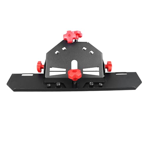 45-Grad-Fasenhalterung für Winkelschleifer, Schneidschleifmaschine, Keramikfliesen-Anfaswerkzeug für 115/125 Winkelschleifer (Red Screw and Nut) von Miskall