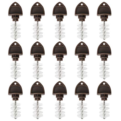 Beer Faucet Tap Protective Brush Cap Plug Cover Beer Production Accessory for Home 15Pcs Brown von Miskall