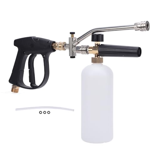 Foam Sprayer 4000 PSI 1L Capacity,Car Wash Foam Cannon Kit,with 2 Connector Interface 1/4 Inch Nozzle Pressure Washer Foam Cannon Kit,for Motorcycles Cars Roofs Driveways von Miskall