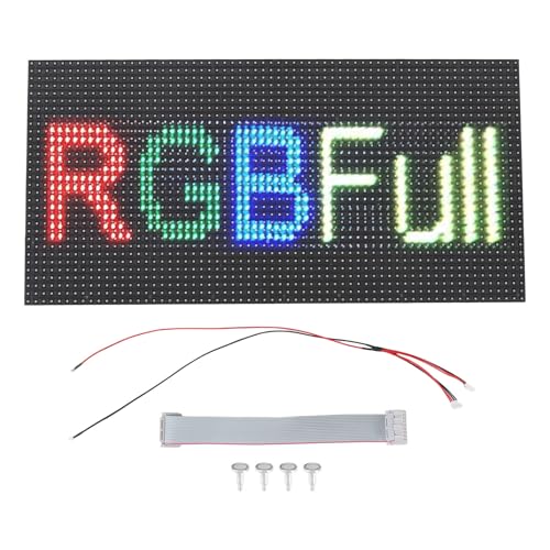 Indoor -LED -Schild P10 Full Color Scrolling Water Proof LED Display Bildschirm für Storefronts Salons Cafes 320x160mm für Ladenrestaurants Wall Window Advertising Public Food von Miskall