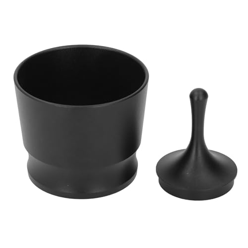Kaffee -Dosierung Tasse, Kaffeepulver -Picker Aluminiumlegierung Ergonomischer Kaffeepulverempfänger für 51 mm 53 mm 58 mm Portafilter (Schwarz) von Miskall