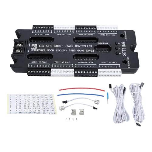 LED -Treppenleuchte -Controller, automatischer Treppenhaus -LED -Controller 32 Kanal Kurzschlussschutz automatischer Treppenleuchte -Controller für Treppenleuchten von Miskall