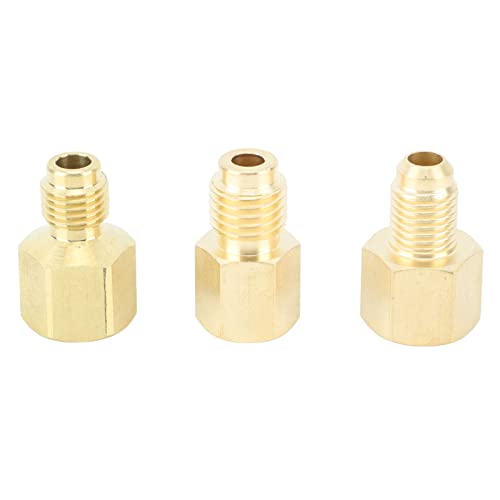 Miskall 3PCS Klimaanlage Messingadapter, Kältemittel -Tankadapter Reduzierende Adapter -Messing -Rohr -Anpassung NPT -Adapter Tragbarer Ladevakuumanschluss -Adapter für Miskall 3PCS Klimaanlage Messingadapter, Kältemittel -Tankadapter Reduzierende Adapter -Messing -Rohr -Anpassung NPT -Adapter Tragbarer Ladevakuumanschluss -Adapter für von Miskall