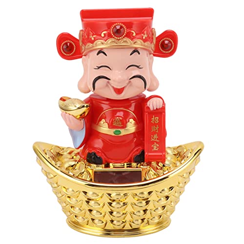 Miskall CAI Shen, Gott des Glücks, Gott des Reichtums, Glückliche Und Wohlhabende Statue, Feng Shui-Dekor, Feng Shui-Geschenk, 1 Paar (15,2 cm) von Miskall
