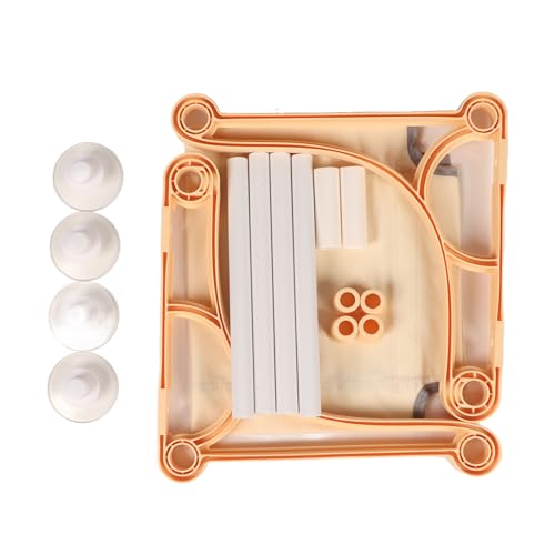 Miskall Katzenfenster Barsch Hängematte, schnurlose abnehmbare hängende Haustierbett Sicherheit Ruhestand mit Saugerbechern für Katzen Innen im Freien im Freien. Verwenden Sie haltbares von Miskall