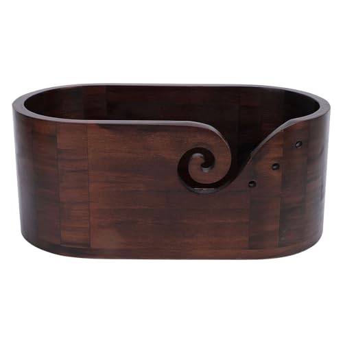 Mistkall Garnschüssel Holz oval geformte Retro -Farbstrickschalengarnhalter -Wohnkultur zum Häkeln von Projekten Mistkall Garnschüssel Holz oval geformte Retro -Farbstrickschalengarnhalter -Wohnkultur zum Häkeln von Projekten von Miskall