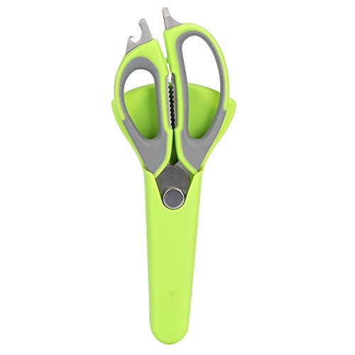 Multifunction Stainless Steel Barbecue Scissors with Protective Cover Picnic Cooking Tool von Miskall