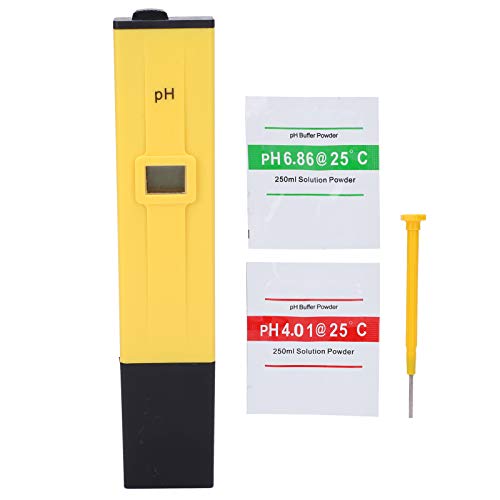 PH-Meter-Set, 0,0-14,0 pH PH Digitaler tragbarer Stift-Wassertester für Hydroponik-Schwimmbad von Miskall