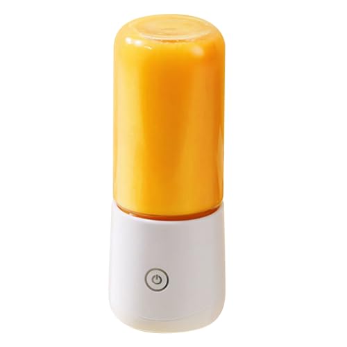Portable Juicer Blender, 380ml 8 Knives Rechargeable Electric Mini Juicer Multifunctional Juice Extractor Squeezer for Home Travel Office Use Plastic Material von Miskall