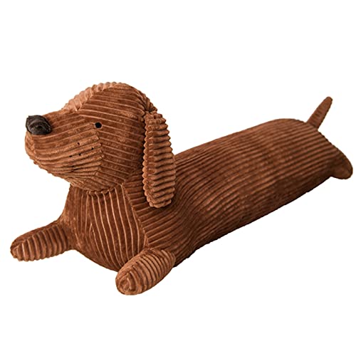 Mislaxy Tierkissen Langes 110cm, Plüsch-Hundekissen Weich Plüschkissen, Seitenschläferkissen Soft Geschenk für Weihnachten Geburtstag (Dackel) von Mislaxy