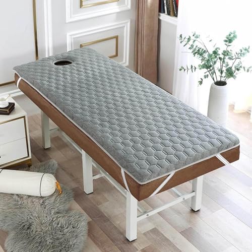 Hochdichte Memory-Schaumstoff-Wimpernmatte, Physiotherapie-Matratze, rutschfeste Spa-Matratze mit Gummiband, 5/6cm, verdicktes Bandloch, Gray-80 * 190 * 6cm Hochdichte Memory-Schaumstoff-Wimpernmatte, Physiotherapie-Matratze, rutschfeste Spa-Matratze mit Gummiband, 5/6cm, verdicktes Bandloch, Gray-80 * 190 * 6cm von Misorat