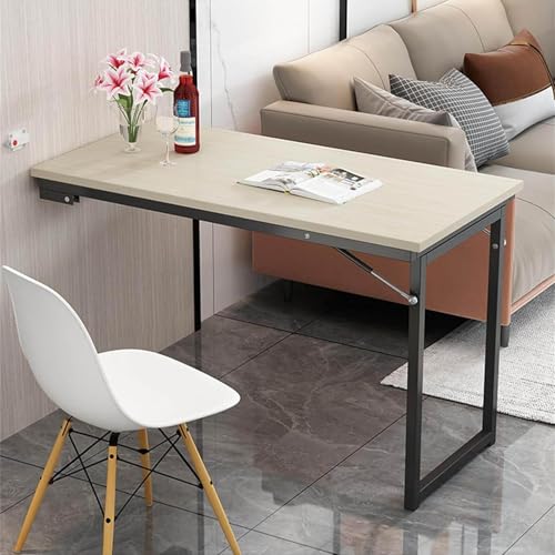 Klappbarer Küchentisch und schwebender Tisch, Klappbarer Wandplattentisch, Wandplattenschwimmender Tisch, Multifunktionstisch, Platzsparer, schwebender Computertisch,C-90×60×75cm Klappbarer Küchentisch und schwebender Tisch, Klappbarer Wandplattentisch, Wandplattenschwimmender Tisch, Multifunktionstisch, Platzsparer, schwebender Computertisch,C-90×60×75cm von Misorat