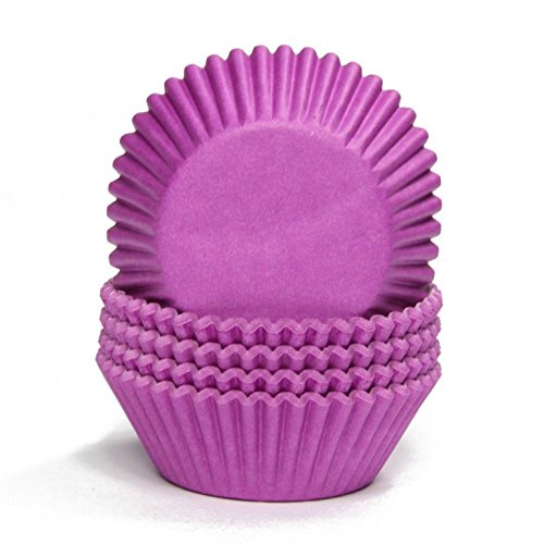 Miss Bakery's House® Papierbackförmchen - Standard - Violett - 75 Stück - Ø 5 cm x 3 cm - backfest - für Muffins und Cupcakes - Form zum Mitbacken im Ofen von Miss Bakery's House