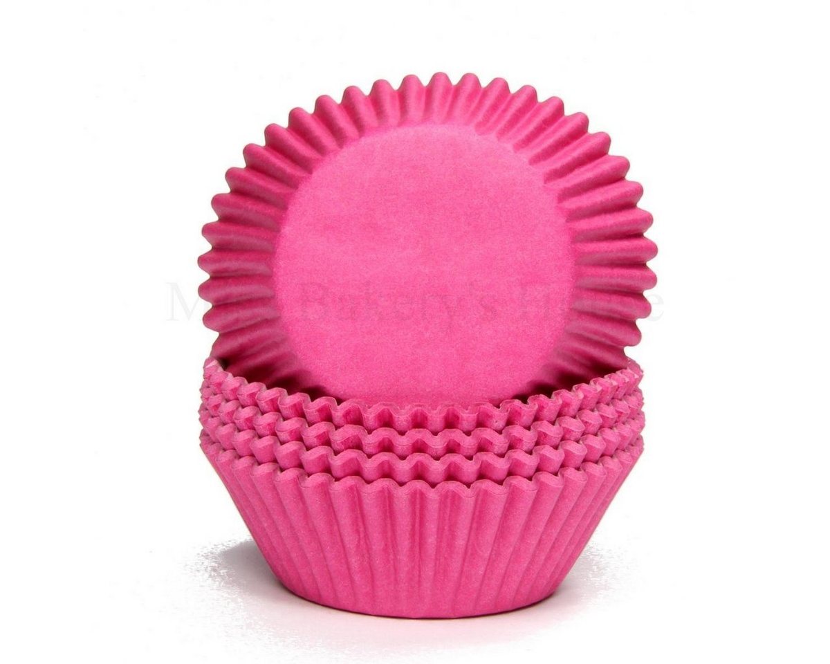 Miss Bakery's House Muffinform Papierbackförmchen - Ø 50 mm x 30 mm, (Pink 75-tlg), Standardgröße, backofenfest von Miss Bakery's House