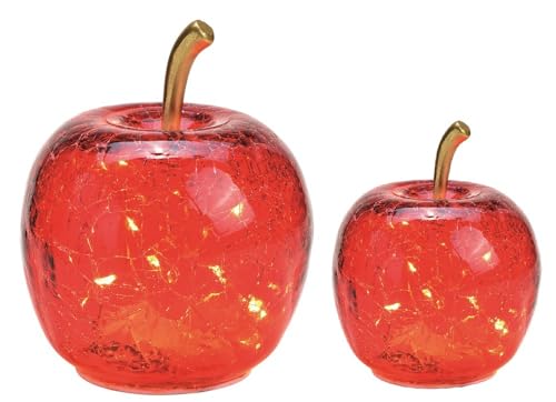 Deko Apfel rot Äpfel LED beleuchtet Deko-Figur Obst aus Glas Wohnungs-Dekoration Herbst-Deko Weihnachten Weihnachts-Deko Advent Winter-Dekoration Geschenk-Idee Ostern Oster-Deko Frühling 2 Stück Deko Apfel rot Äpfel LED beleuchtet Deko-Figur Obst aus Glas Wohnungs-Dekoration Herbst-Deko Weihnachten Weihnachts-Deko Advent Winter-Dekoration Geschenk-Idee Ostern Oster-Deko Frühling 2 Stück von Miss Lovely