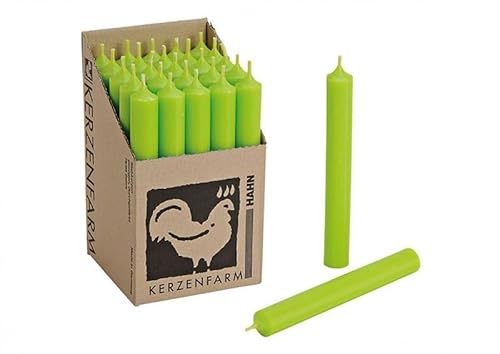 Stabkerzen 10 Stück Tafelkerzen durchgehend gefärbt Spitzkerzen für die Tisch-Deko zur Hochzeit Weihnachten & Party Farbe: Apfelgrün/Hellgrün Höhe:18cm Stabkerzen 10 Stück Tafelkerzen durchgehend gefärbt Spitzkerzen für die Tisch-Deko zur Hochzeit Weihnachten & Party Farbe: Apfelgrün/Hellgrün Höhe:18cm von Miss Lovely