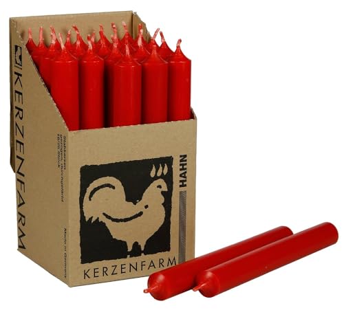 Stabkerzen 10 Stück Tafelkerzen durchgehend gefärbt Spitzkerzen für die Tisch-Deko zur Hochzeit Weihnachten & Party Farbe: Rot Höhe:18cm Stabkerzen 10 Stück Tafelkerzen durchgehend gefärbt Spitzkerzen für die Tisch-Deko zur Hochzeit Weihnachten & Party Farbe: Rot Höhe:18cm von Miss Lovely