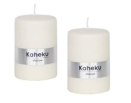 Kerzen-Set Stumpen-Kerzen Creme Elfenbein Tisch-Deko Hochzeits-Dekoration Gedeckter Tisch Oster-Deko Konfirmation Kommunion Taufe Mädchen Weihnachten Adventskranz Geburtstags-Deko von Miss Lovely