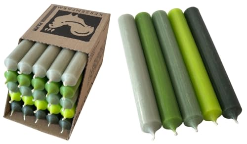 Kerzenfarm Hahn Stabkerzen Bunt - Kerzenset 25 Stück - Premium Qualität Made in Germany - 22mm Durchmesser, 18cm Länge bunte Kerzen durchgefärbt - Stabkerzen pastellfarben - Tafelkerzen Set 2 Kerzenfarm Hahn Stabkerzen Bunt - Kerzenset 25 Stück - Premium Qualität Made in Germany - 22mm Durchmesser, 18cm Länge bunte Kerzen durchgefärbt - Stabkerzen pastellfarben - Tafelkerzen Set 2 von Miss Lovely