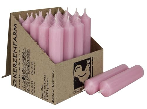 Kurze Stabkerzen Tafelkerzen durchgehend gefärbt Spitzkerzen für die Tisch-Deko zur Hochzeit Weihnachten & Party (10, Rosa) Kurze Stabkerzen Tafelkerzen durchgehend gefärbt Spitzkerzen für die Tisch-Deko zur Hochzeit Weihnachten & Party (10, Rosa) von Miss Lovely