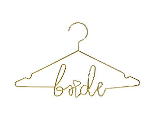Miss Lovely Kleiderbügel Bride aus Metall in Gold/Hochzeits-Accessoires Braut Hochzeits-Deko Dekoration Brautkleid Zubehör Hochzeitszeremonie JGA Junggesellinnenabschied Miss Lovely Kleiderbügel Bride aus Metall in Gold/Hochzeits-Accessoires Braut Hochzeits-Deko Dekoration Brautkleid Zubehör Hochzeitszeremonie JGA Junggesellinnenabschied von Miss Lovely