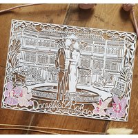 Personalisierte Hochzeit Papierschnitt, Papier Jubiläum Hand Gezeichnet Und Geschnitten Papierschnitt Personalisierte Hochzeit Papierschnitt, Papier Jubiläum Hand Gezeichnet Und Geschnitten Papierschnitt von MissBespokePapercuts