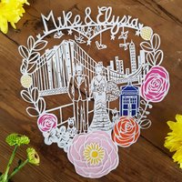 Personalisiertes Papier Jubiläumsgeschenk Für Frau Personalisiertes Papier Jubiläumsgeschenk Für Frau von MissBespokePapercuts