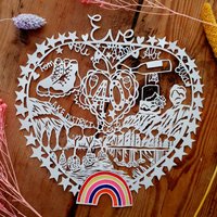 Personalisierter Geburtstags-Papierschnitt, Maßgeschneidertes Geschenk Für Mama Oder Oma Personalisierter Geburtstags-Papierschnitt, Maßgeschneidertes Geschenk Für Mama Oder Oma von MissBespokePapercuts