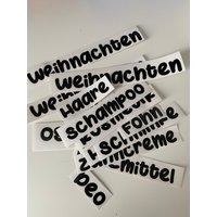 5 Küchen Labels, Küchen Organisation, Aufkleber/sticker , Ordnung von MissDekoqueen
