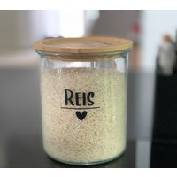 Organisation Küche - 5 X Gewürze Beschriftung Ordnung Aufkleber Herz von MissDekoqueen