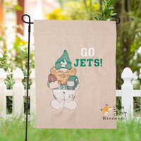 New York Jets Fussball Wichtel Go Jets Willkommen Garten Flagge Zeichen Gesticktes House Warming Geschenk Herbst Erntedank New York Jets Fussball Wichtel Go Jets Willkommen Garten Flagge Zeichen Gesticktes House Warming Geschenk Herbst Erntedank von MissFoxyHandmade